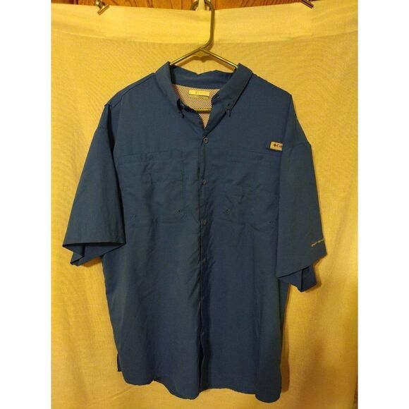 Columbia PFG Vented Outdoor Fishing Shirt Men's Size XL OmniShade Comfortable - Picture 2 of 9